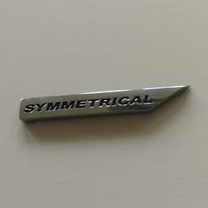 SUBARU SYMMETRICAL LEGACY OUTBACK FORESTER IMPREZA Trunk Emblem Letters